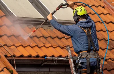 Démoussage et hydrofuge de toiture à Blémerey